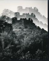 1968 Hollókő, 4 db jelzett, vintage fotóművészeti alkotás, 24x18 cm és 21x16,5 cm között