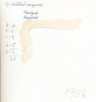 1968 Hollókő, 4 db jelzett, vintage fotóművészeti alkotás, 24x18 cm és 21x16,5 cm között