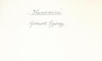 cca 1975 Kortárs fotóművészeti alkotások, 3 db feliratozott, vintage fénykép, 24x18 cm