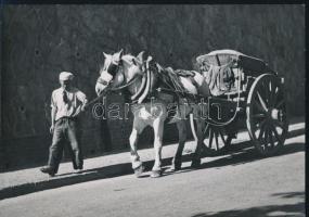 1936 Osoha László (?-?) hagyatékából 2 db pecséttel jelzett, vintage fotóművészeti alkotás, 15x22 cm és 22x17 cm