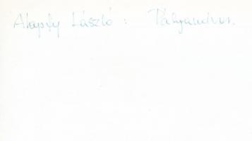 cca 1975 Kortárs fotóművészeti alkotások, 4 db feliratozott, vintage fénykép, 24x18 cm