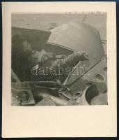 cca 1935 Dr. Csörgeő Tibor (1896-1968) hagyatékából 3 db jelzés nélküli fotó, 6x6 cm és 18x24 cm köz...