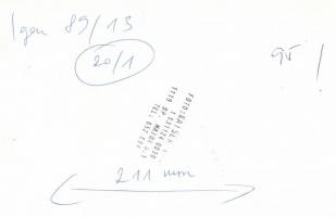 cca 1980 Kortárs fotóművészeti alkotások, 3 db feliratozott, vintage fénykép, 17x24 cm és 15x22 cm