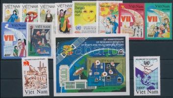 1991-1992 12 stamps, 1991-1992 12 klf bélyeg + blokk