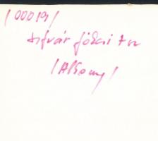 cca 1968 Székesfehérvári városképek, életképek, 5 db feliratozott vintage fotóművészeti alkotás, 24x...