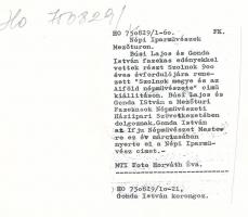 cca 1935 és 1975 Mezőtúri fazekasok, 2 db fotó, az egyik feliratozott, 24x18 cm és 9x12 cm