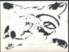 cca 1974 Portrék másképpen, 4 db feliratozott vintage fotóművészeti alkotás, 18x24 cm és 23x17 cm