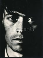 cca 1974 Portrék másképpen, 4 db feliratozott vintage fotóművészeti alkotás, 18x24 cm és 23x17 cm