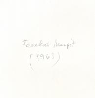 cca 1972 Kortárs fotóművészeti alkotások, 3 db feliratozott vintage fénykép, 16,5x22,5 cm és 18x24 c...