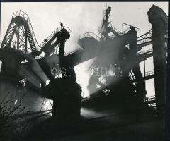 cca 1975 Kortárs fotóművészeti alkotások, 3 db feliratozott vintage fénykép, 24x18 cm és 17x21 cm között