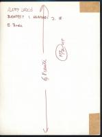 cca 1975 Kortárs fotóművészeti alkotások, 3 db feliratozott vintage fénykép, 24x18 cm és 17x21 cm kö...