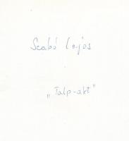 cca 1970 Kortárs fotóművészeti alkotások, 3 db feliratozott vintage fénykép, 24x19 cm és 23x17 cm kö...