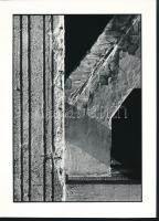 cca 1970 Kortárs fotóművészeti alkotások, 3 db feliratozott vintage fénykép, 24x19 cm és 23x17 cm kö...