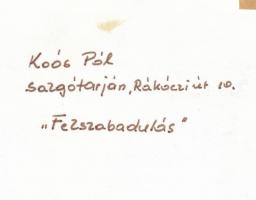 cca 1970 Kortárs fotóművészeti alkotások, 3 db feliratozott vintage fénykép, 24x19 cm és 23x17 cm kö...