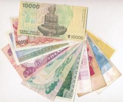 Vegyes: 11db-os külföldi bankjegy tétel, több litván bankjeggyel T:II-III
Mixed: 11pcs of foreign p...