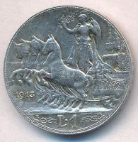 Olaszország 1913R 1L Ag "III. Viktor Emánuel" T:1-,2
Italy 1913R 1 Lira Ag "Vittorio...