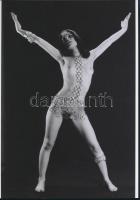 cca 1969 Lakásavató felvételek, 4 db szolidan erotikus fénykép, vintage negatívokról készült mai nag...