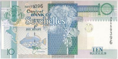 Seychelles-szigetek 1998. 10R T:I,I- Seychelles 1998. 10 Rupees C:UNC,AU  Krause 36