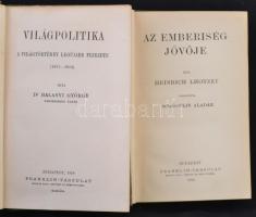 Kultura és Tudomány sorozat 2 kötet: 
Dr. Baranyi György: Világpolitika. A világtörténet legújabb f...