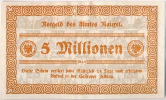 Németország / Weimari Köztársaság / Rauxel 1923. 5.000.000M szükségpénz T:II-,III 
Germany / Weimar...