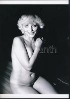 cca 1966 Tanárnő a szomszéd faluból, 3 db szolidan erotikus fénykép, vintage negatívokról készült ma...