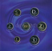 2007. 1Ft-100Ft (8xklf) forgalmi sor, benne 50Ft "50 éves a Római Szerződés" T:PP