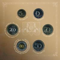 2010. 1Ft-200Ft (6xklf) forgalmi sor szettben T:PP 
Adamo FO44.1