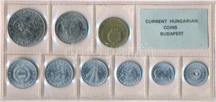 1979. 2f-10Ft (9xklf) érmés forgalmi sor fóliatokban T:1 Adamo FO12