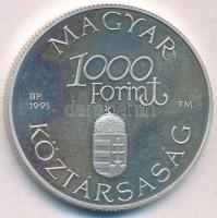 1995. 1000Ft Ag "Régi dunai hajók III - Hableány" T:1(PP) Adamo EM139