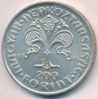 1978. 200Ft Ag "Első magyar aranyforint" T:BU 
Adamo EM56