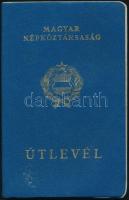 1969 Magyar útlevél svájci, osztrák, francia bejegyzésekkel