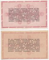 1946. 1.000.000AP eltolódott nyomat (2x) egyik számozás nélküli T:II