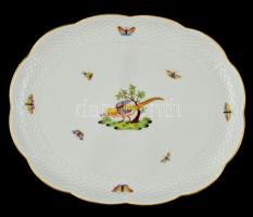 Herendi madár mintás aprósüteményes készlet, kézzel festett, jelzett (koronás), hibátlan