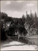 cca 1940 Matheisel József (1908-1961) rozsnyóbányai fotóművész 3 db vintage alkotása, 30x40 cm