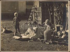 cca 1940 Matheisel József (1908-1961) rozsnyóbányai fotóművész 3 db vintage alkotása, 30x40 cm