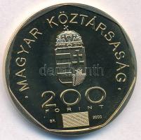 2000. 200Ft Cu-Ni-Zn "2000. évforduló / Rodin: a Gondolkodó, a Naprendszer" T:BU 
Adamo E...