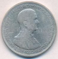 1930. 5P Ag "Horthy jobbra" T:3  Adamo P8