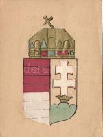 Hungarian coat of arms (glued, handmade)