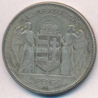 1930. 5P Ag "Horthy jobbra" T:3 
Adamo P8