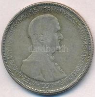 1930. 5P Ag "Horthy jobbra" T:3  Adamo P8