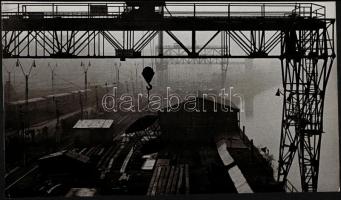 cca 1969 Ipari fotók, 3 db vintage fotóművészeti alkotás, 30x40 cm és 24x40 cm