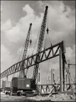 cca 1969 Ipari fotók, 3 db vintage fotóművészeti alkotás, 30x40 cm és 24x40 cm