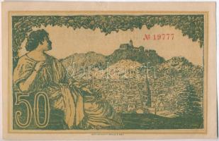 Német Birodalom / Eisenach 1918. 50M szükségpénz vízjeles papíron, szárazpecséttel T:II
German Empi...