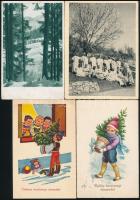 cca 1940 Ortutay Gyula néprajzkutató, művelődési miniszter családtagjainak levelezése, levelezőlapok...