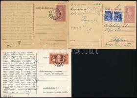 cca 1940 Ortutay Gyula néprajzkutató, művelődési miniszter családtagjainak levelezése, levelezőlapok...