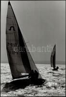 cca 1970 Balatoni fényképek, 3 db vintage fotó, 23x17 cm és 38x29 cm