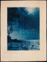 cca 1970 Balatoni fényképek, 3 db vintage fotó, 23x17 cm és 38x29 cm