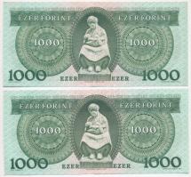 1983. március 25. 1000Ft "A" (2x) sorszámkövetők T:II