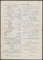 1949 Gőzkazánra szóló minisztériumi használati engedély a MAHART Szabadság (ex-Zsófia) gőzhajó részé...