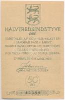 Dánia / Dybbol 1920. 50ö szükségpénz T:I tűly.
Denmark / Dybbol 1920. 50 Öre necessity note C:UNC n...